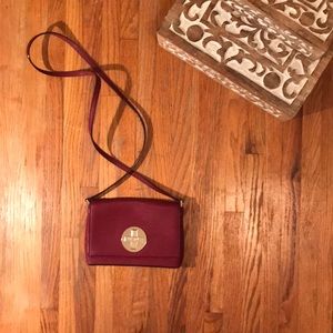 Kate Spade Maroon Cross Body Purse